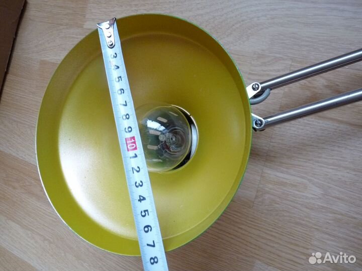 Настольная лампа на струбцине. СССР