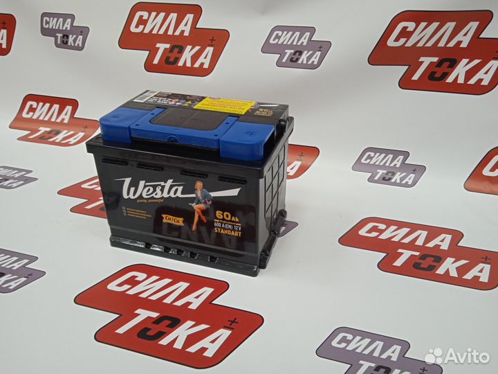 Акб Westa Standart 60 гарантия доставка