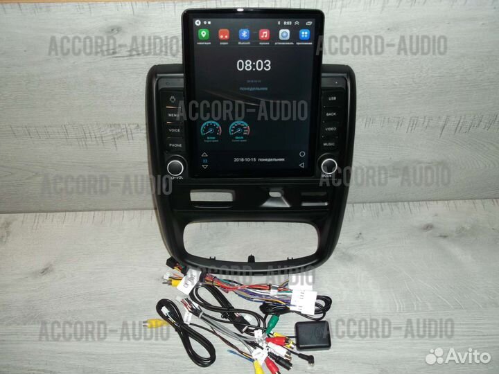 Магнитола Nissan Terrano 3 Android в стиле Тесла