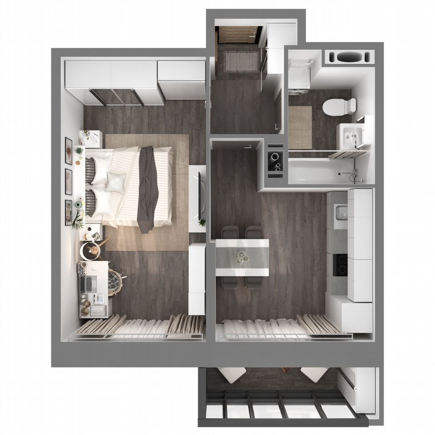 1-к. квартира, 37,5 м², 12/23 эт.