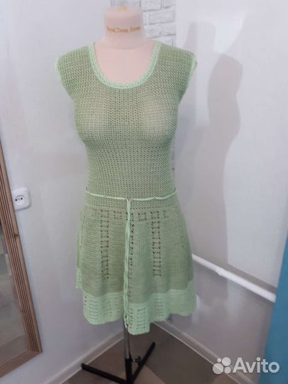 Платье вязаное крючком