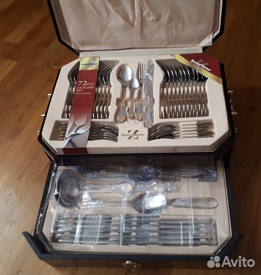 Набор столовых приборов на 12 персон, 72 предмета