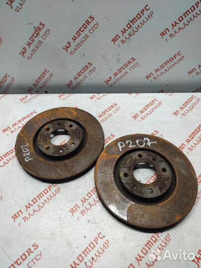 Диск тормозной передний Peugeot 207 EP6 5FW 2007