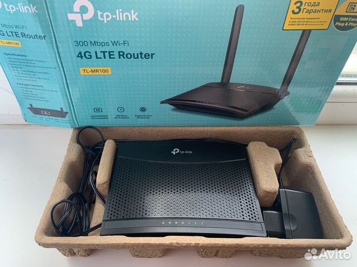 Роутер TP-link TL-MR100 4G LTE