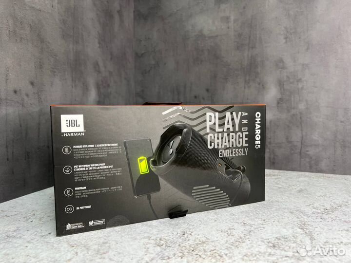 Портативная колонка JBL Charge 5 / Black