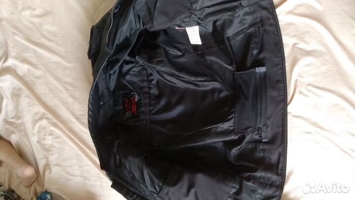 Мотокуртка rush buddy мужская кожаная разм. L