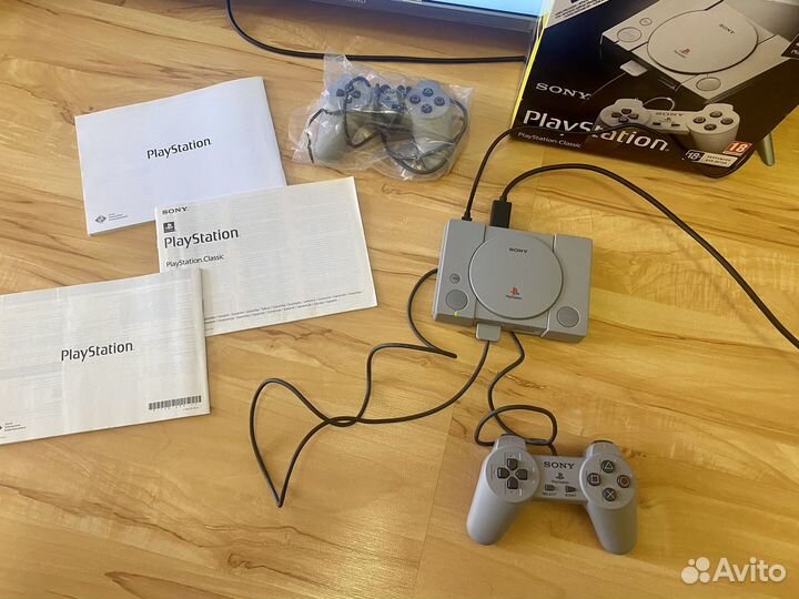 Sony playstation classic + 20 игр