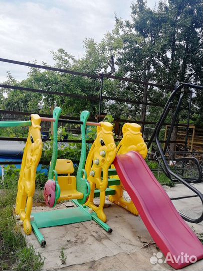 Детский игровой комплекс с горкой