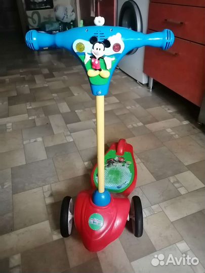 Самокат детский трехколесный бу