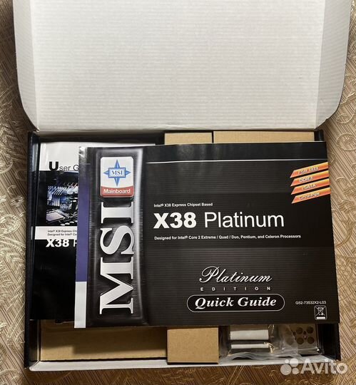 Материнская плата MSI X38 Platinum новая