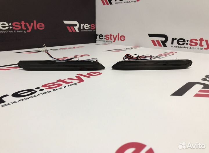 Катафоты Lexus Бегающий поворотник Узкие