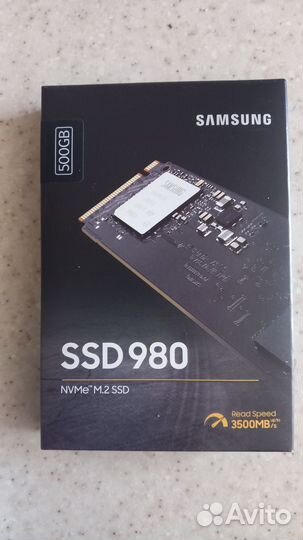 Ssd диск samsung ssd 980 500gb
