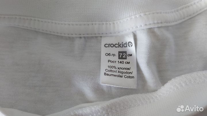 Футболка детская для девочки Crokid 140