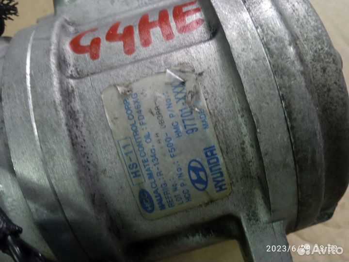 Компрессор кондиционера KIA Picanto G4HE