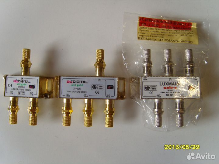 Телевизионный делитель на 2, 3 и 4 телевизора