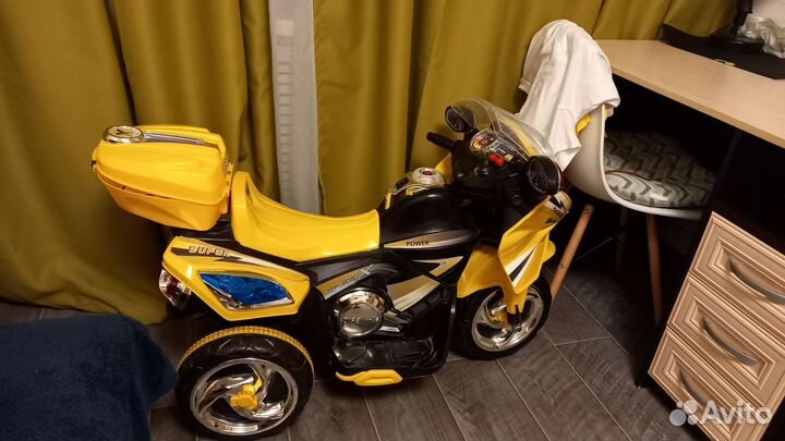 Детский мотоцикл на аккумуляторе бу