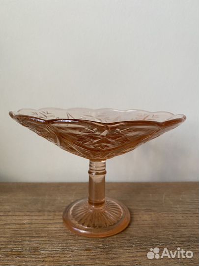 Ваза для фруктов на ножке СССР