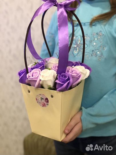 Мыльные букеты