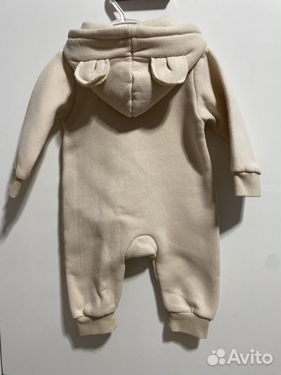 Детский теплый комбинезон 74