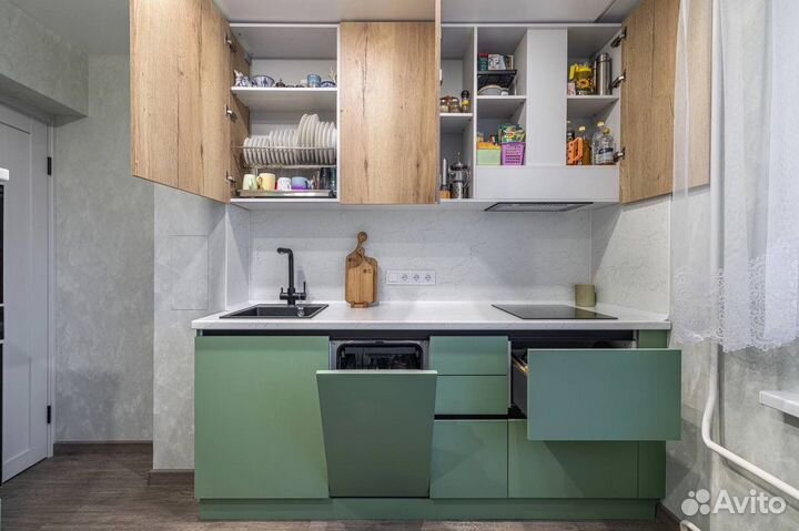 Кухня прямая стильная