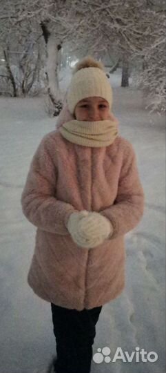Шубка для девочки 140