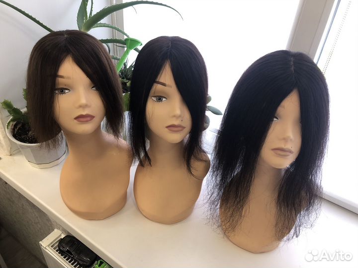 Накладка из натуральных волос