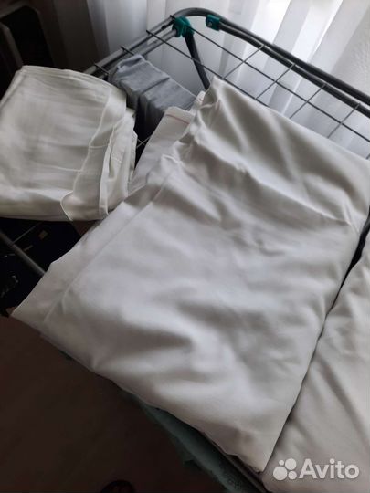 Постельное белье белое хлопок