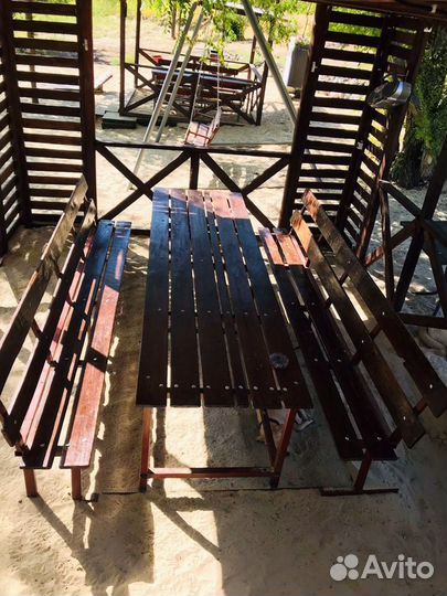 Беседки на берегу Волги/Отдых у воды