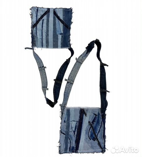 Джинсовая сумка y2k
