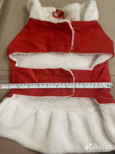 Новогодний няряд на собачку среднего размера