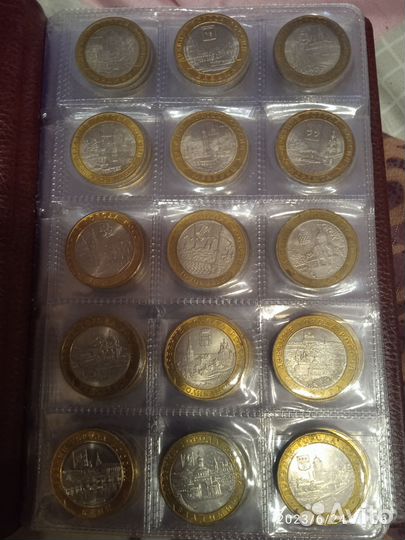 Биметаллические монеты 2000-2023г