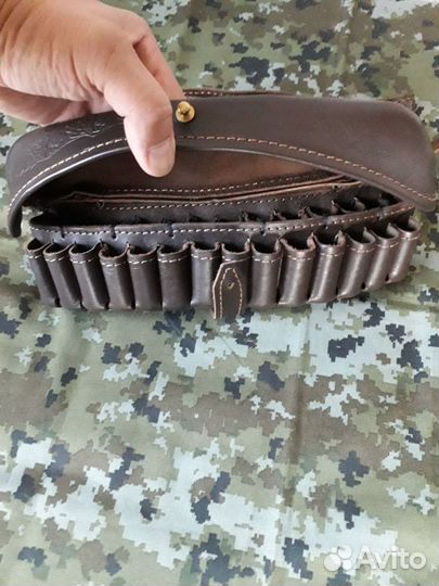 Патронташ двухрядный 28 патронов