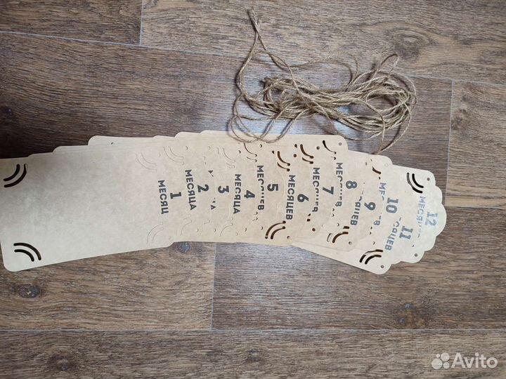 Гирлянда для фото на годик