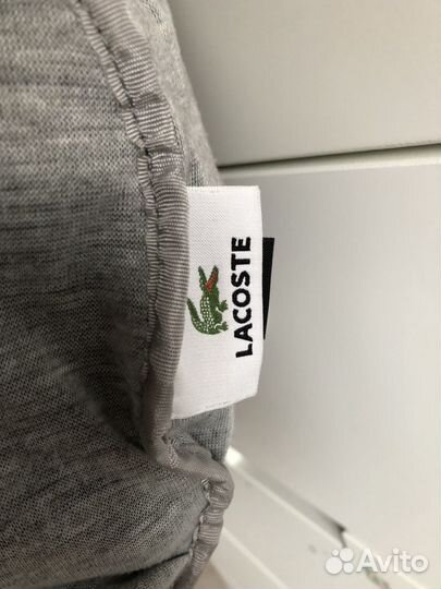 Сумка Lacoste кожаная чёрная