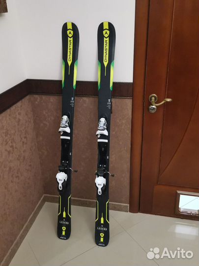 Горные лыжи 140 см, немного б/у