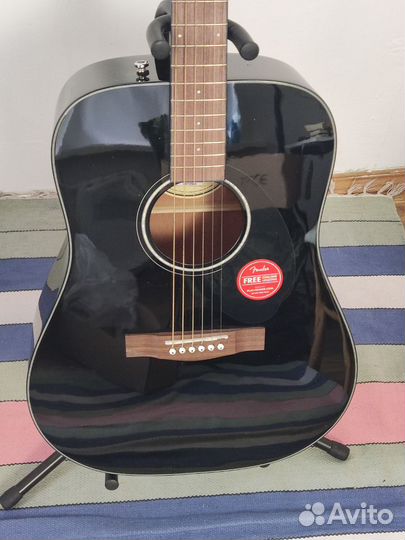 Акустическая гитара Fender CD-60 BLK