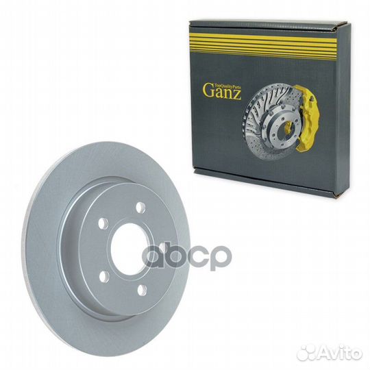 Диск тормозной задний GIJ06009 ganz