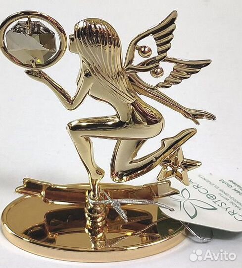 Знак зодиака «Дева» с кристаллами Swarovski