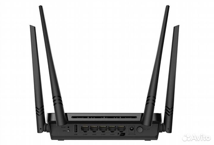 Роутер WiFi, D-Link DIR-825/RU/I1, беспроводной дв