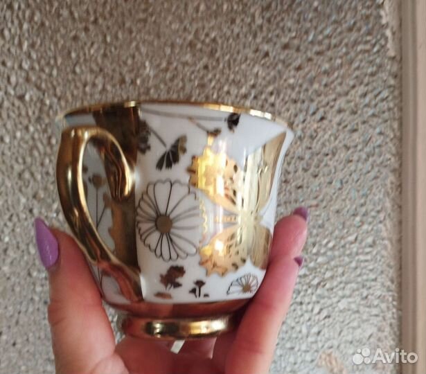 Набор 4 Чашки 4 Блюдца