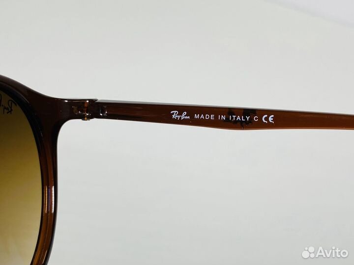 Очки Ray Ban Round RB 4336 714/73 коричневые