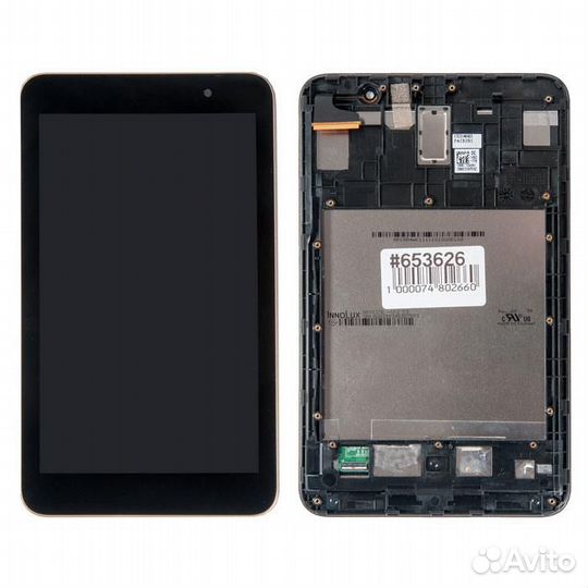 Дисплей в сборе с тачскрином и передней панелью дл