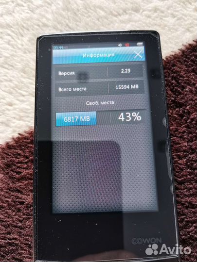 Cowon J3 MP 3 Плеер 16GB