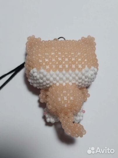 Фигурка котик из бисера