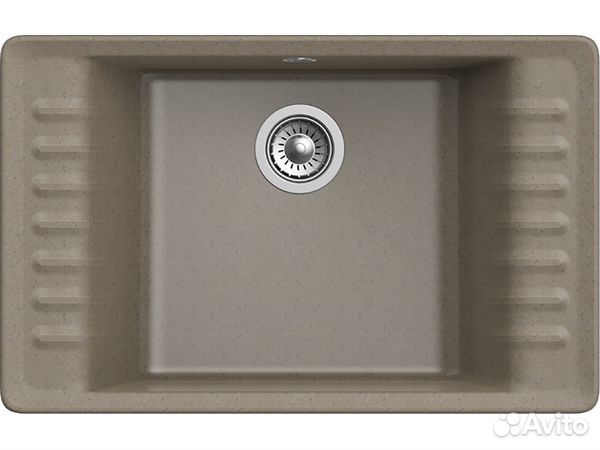 Мойка для кухни Granfest gf-zw71 песочная,прямоуго