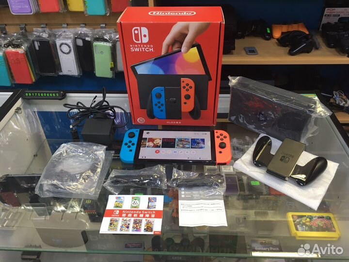 Nintendo Switch oled 320 Гб Чипованная+30 игр