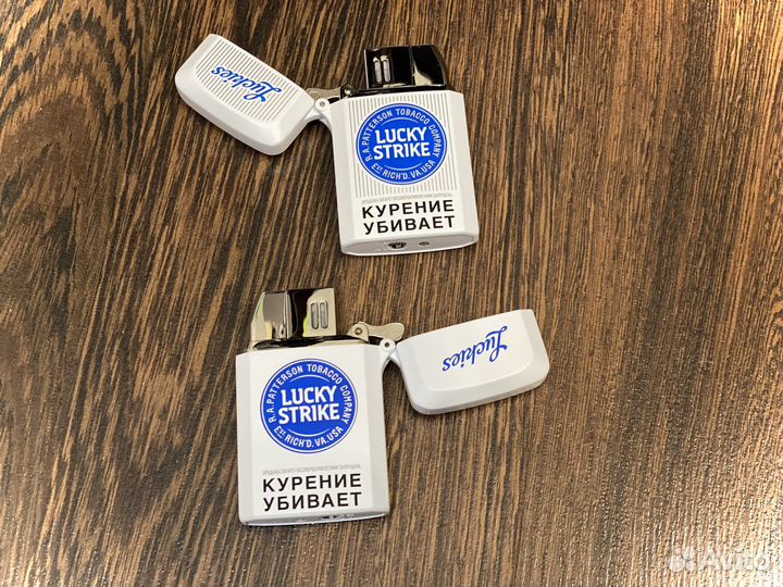 Lucky Strike новая коллекционная турбо зажигалка