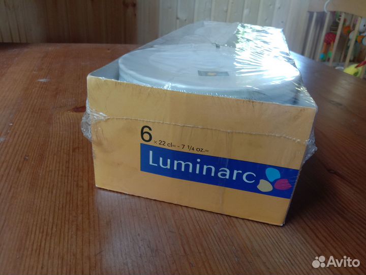 Чайные чашки с блюдцами Luminarc в упаковке 6 перс