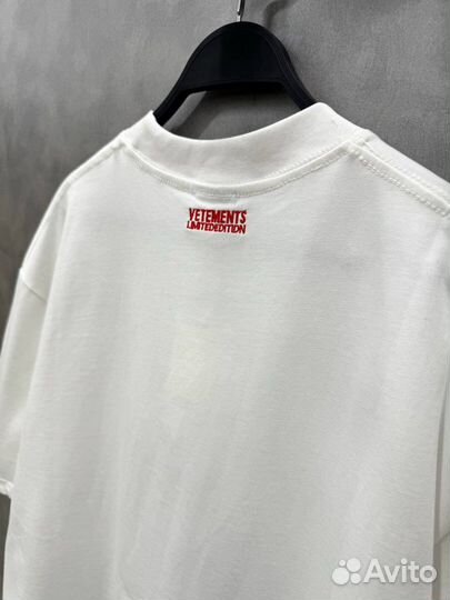 Футболка vetements оверсайз унисекс