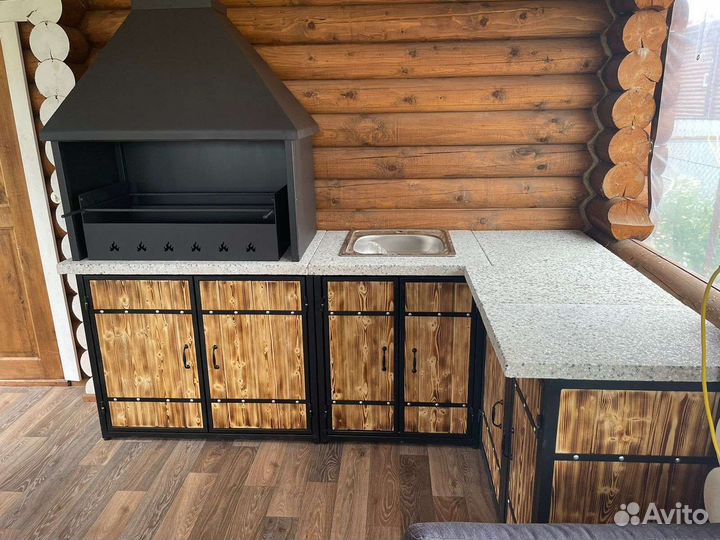 Барбекю печь кухня Loft - производство